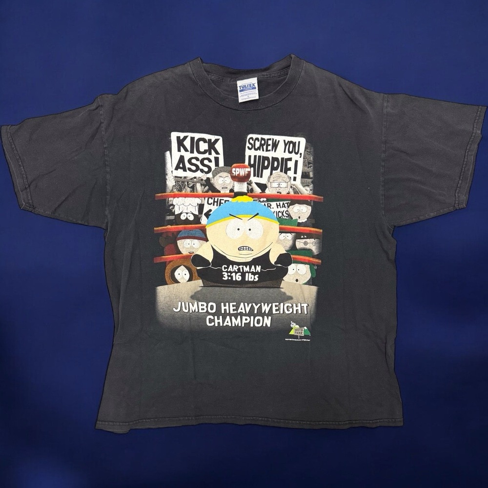 South Park Jumbo Heavyweight Champion Shirt Cartman Vintage Shirt Xl Cartoon